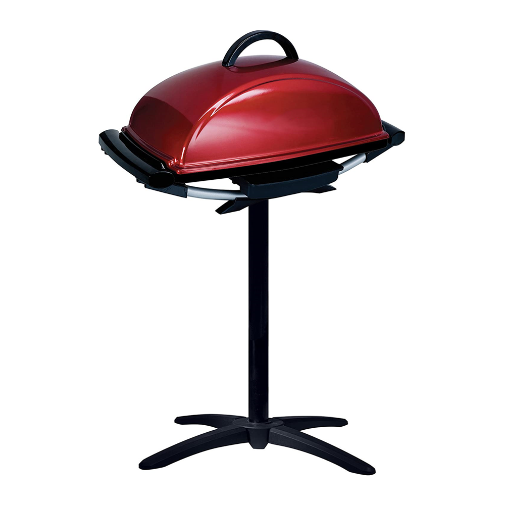 Rectangular Electric Grill Portable and Stable Camping Bell Tent Stove for Heating Cooking Steel Style