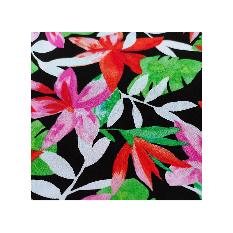 Good Quality Viscose and Rayon Anti-Slip and Wear-Resistant Printed Rayon Fabric for Dress and Garment