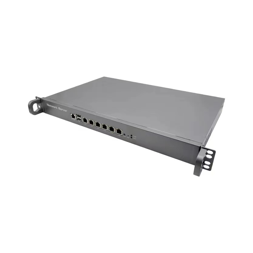 Роутер J4125, 6 портов lan, 1U, сетевой экран шасси, сетевой экран, четырехъядерный ПК, DDR4, 6 lan сетевой экран, сетевой мини-сервер для ПК