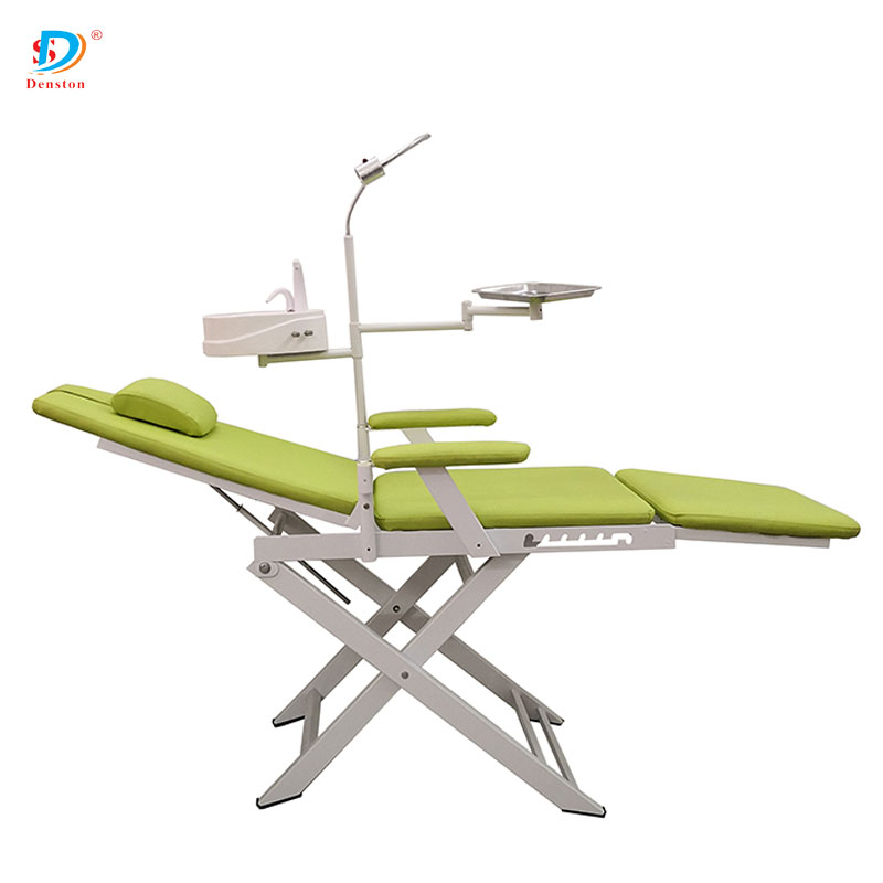Simple and portable medical manual mechanical dental chair hospital stomatology folding chair