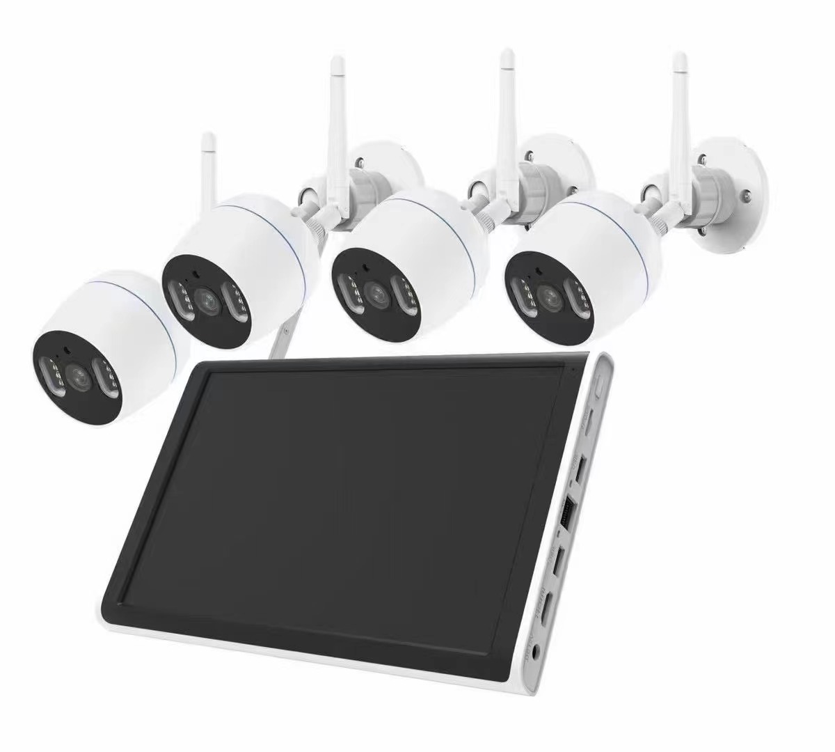 2ch 4ch CCTV набор 2MP 3mp Открытый Wi-Fi камеры безопасности 8CH беспроводной HD CCTV камера со слотом для ночного видения NVR Kit с монитором