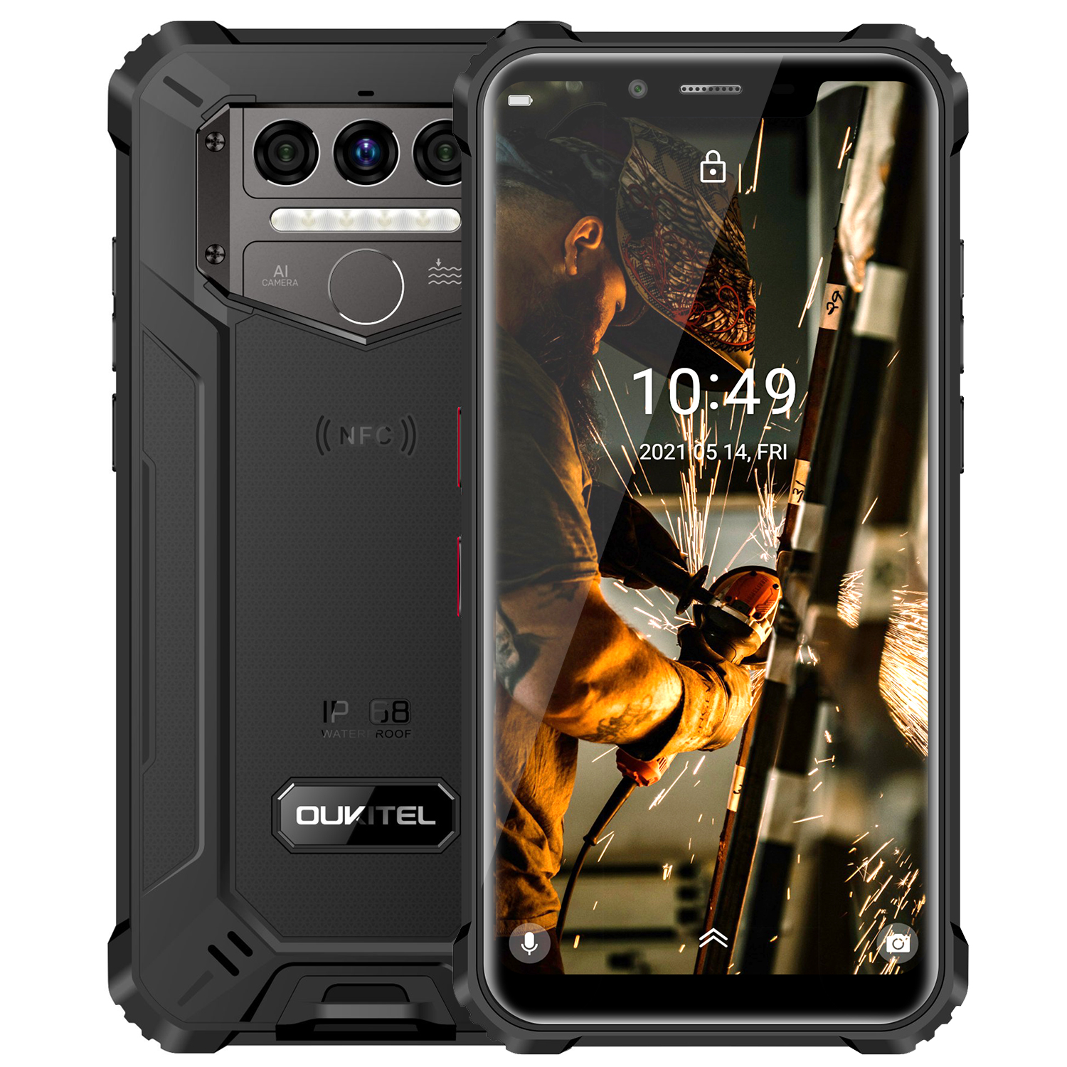 Смартфон OUKITEL WP9, 8000 мАч, 5,86 дюйма, FHD +, 6 + 128 ГБ, 8 ядер, 16 МП
