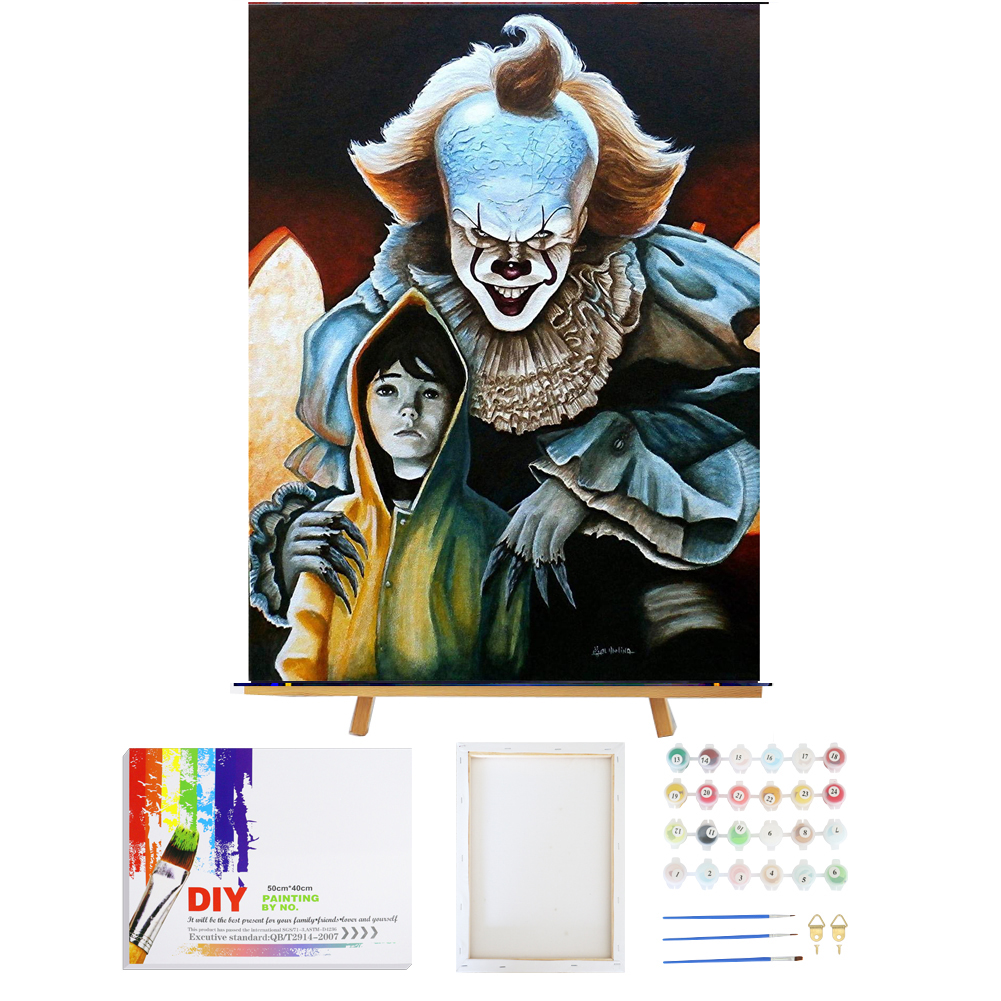 Beginner Canvas customized Oil Painting Kit for Kids and Adults Paint By Number Kits