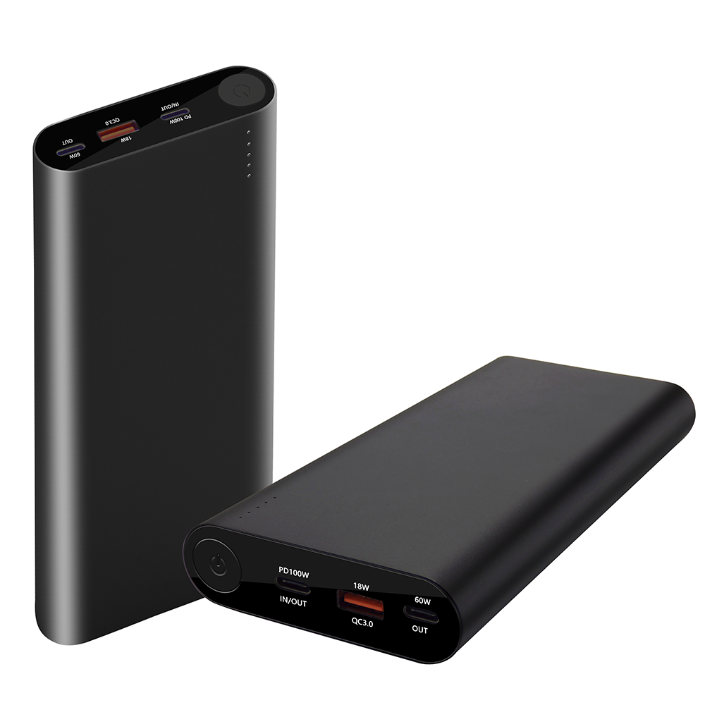 Внешний аккумулятор с бесплатным логотипом USB C PD 100 Вт 26800 мАч для ноутбука Huawei