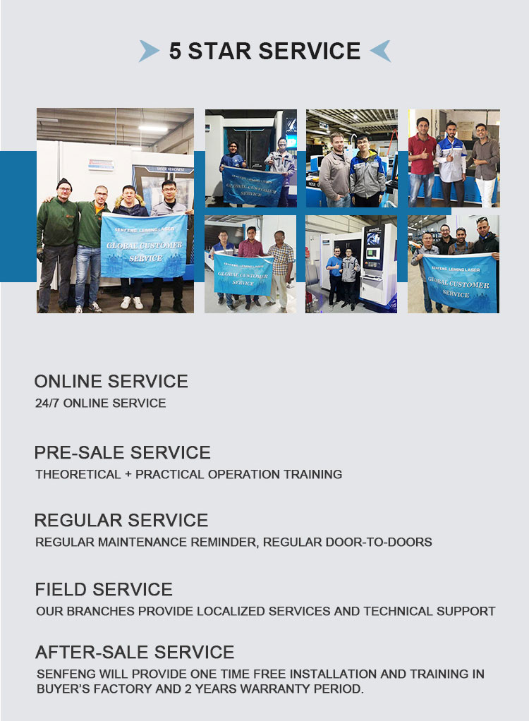 SENFENG Cheapest 1kW/1.5kW/2kW/3kW Metal Sheet Fiber Laser Cutting Machine for Sale