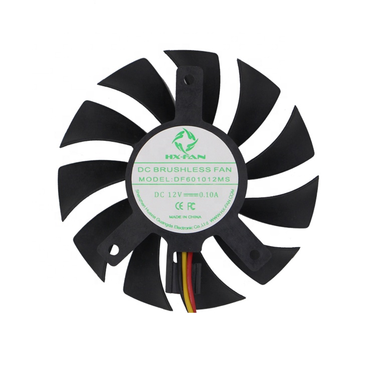 HXFan DF601012MS высококачественный 60x60x10 DC бесщеточный вентилятор 12v охлаждающий вентилятор