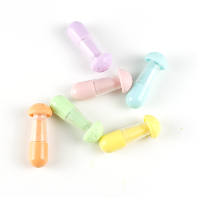 Thirty Percent Discount Advertisement Cartoons Mushroom Mini Multi Color Highlighter Ink Pen Combo Set