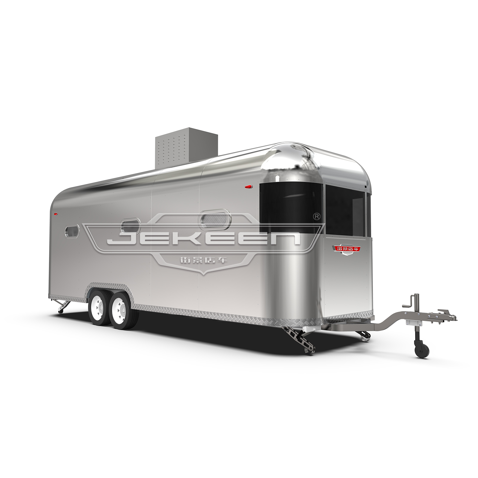 JEKEEN AirStream продовольственный грузовик с прицепом для перевозки еды с оборудованием Sott-6 K