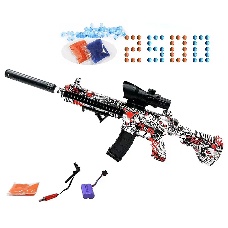 Zhorya Gel MP9 Toy Guns Water Kids Plastic Outdoor Gell Electric Gel Ball Blaster Gun Toys