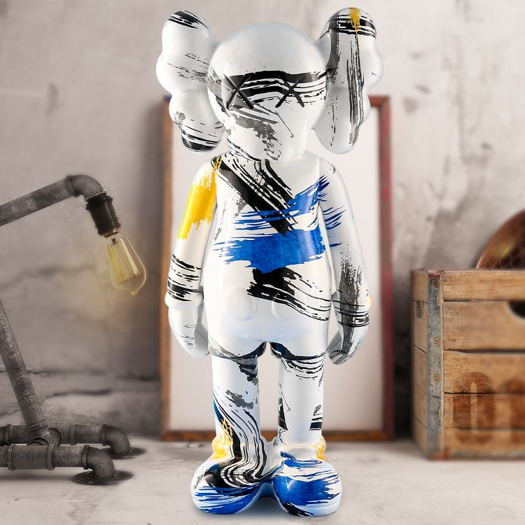 Wholesale Customized 400% Splash-ink DIY Bearbrick Kaw Power Bruin Statues