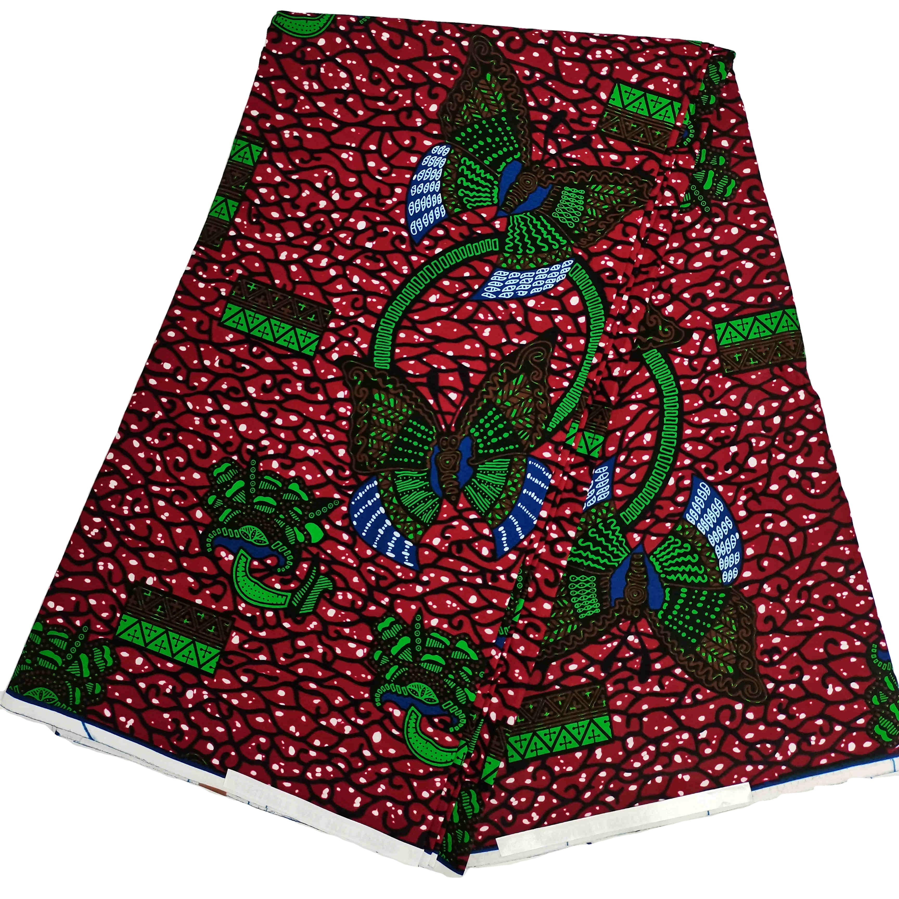 African Wax Prints Fabric New Style Prints Mattress Fabric Custom 100% Polyester Cotton Fabric