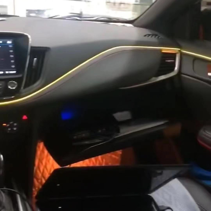 Universal car ambient light For all car use for vw golf 7 ford focus camry hyundai rhd lhd Inter door Ambient light foot lamp