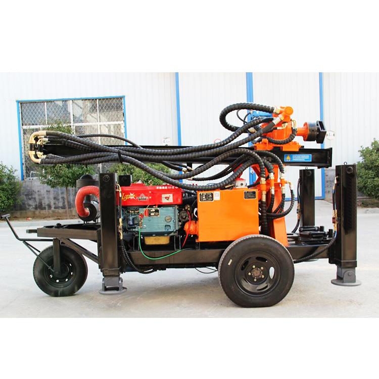 FY130 DTH Drilling Rig 100m Rock Drilling Rig Pneumatic Water Well Drilling Rig