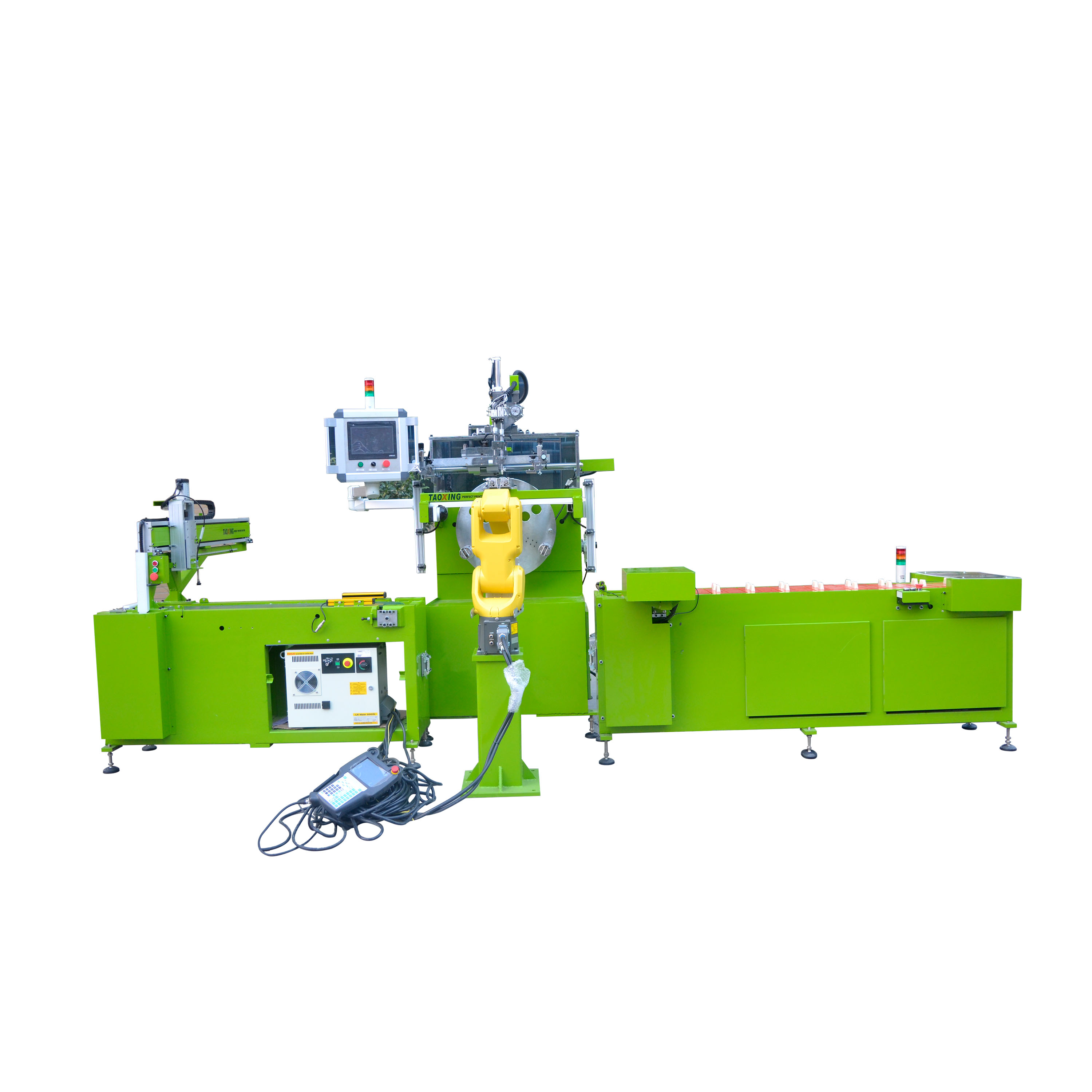 Full automatic silk screen printing machine for engine pistons screen printers for sale