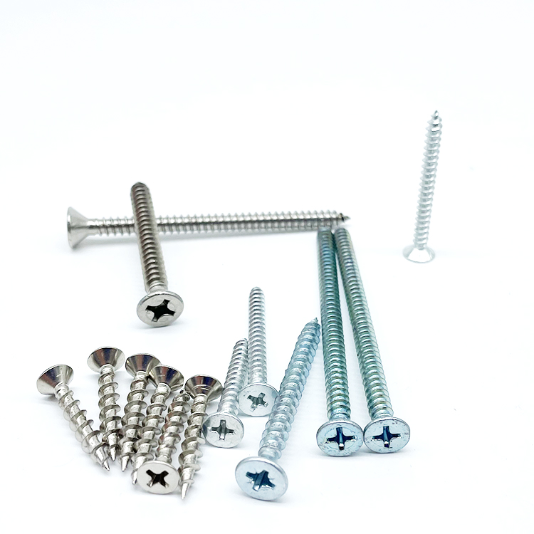 304/316/410 Stainless Seel Countersunk Flat CSK Head SS Self Tapping Screws