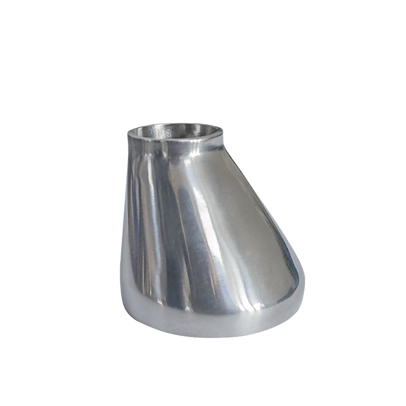 Sanitary Eccentric stainless steel Pipe fittings quik-installed Clamped/Welded reducer