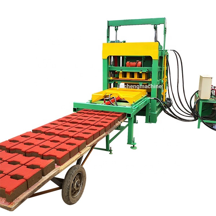 Low price QT4-20 automatic hydraulic interlocking cement concrete hollow block brick making machine