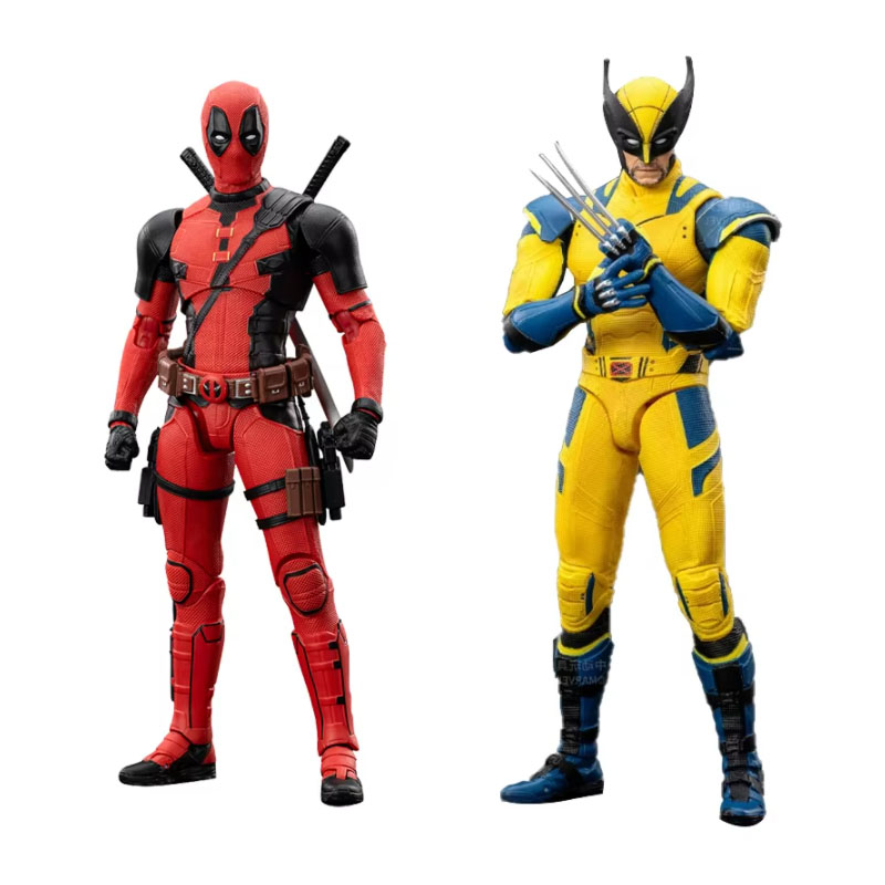 ZD TOYS Dead-pool Wolve-rine Action Figure Articulated Joints Moveable Doll Toys Collection Movie Model Gift