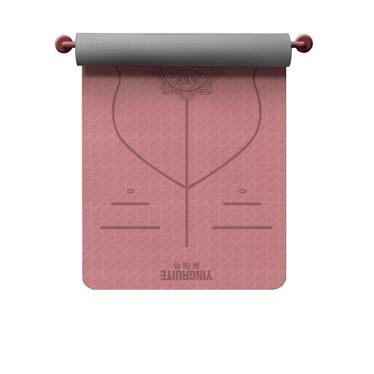 Rubber sweat-absorbent and non-slip yoga mat non slip pilates fitness mats