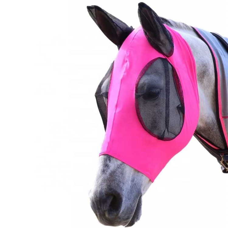 Custom Hot Sale Ventilated Prevent Fly and Insect Bites Comfort Fit Horse Fly Masking