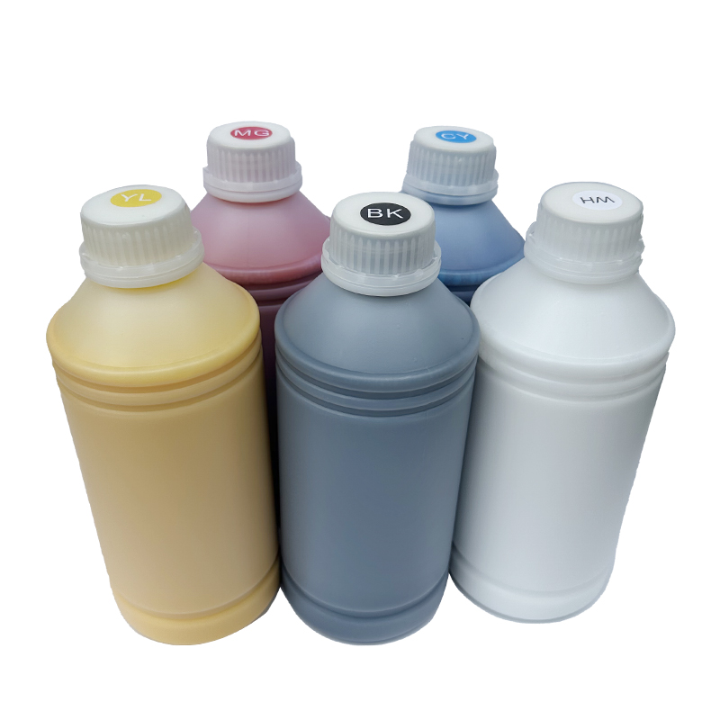 DTF Heat Transfer Ink 1000ml High Color Density Digital Pyrography Pigment DTF Ink for T-shirt DTF Printing Machine