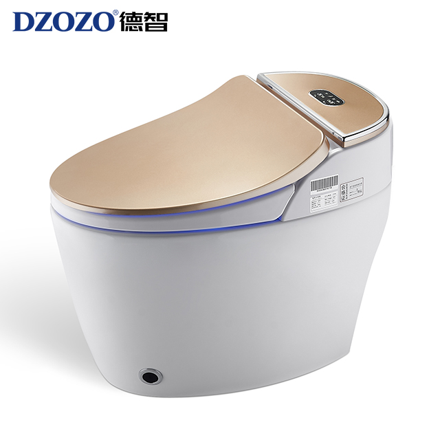 wholesale custom modern dual flush smart toilets electric ceramic gold toilet