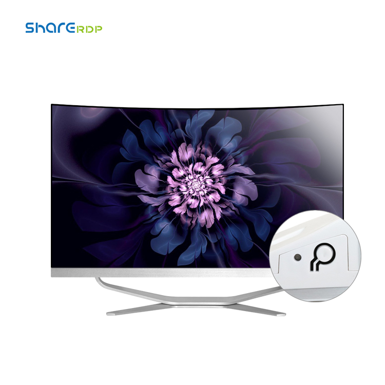 Изогнутый игровой моноблок все в одном пк 4k 23,8 i5 8500 aio h310 материнская плата настольный компьютер для игр