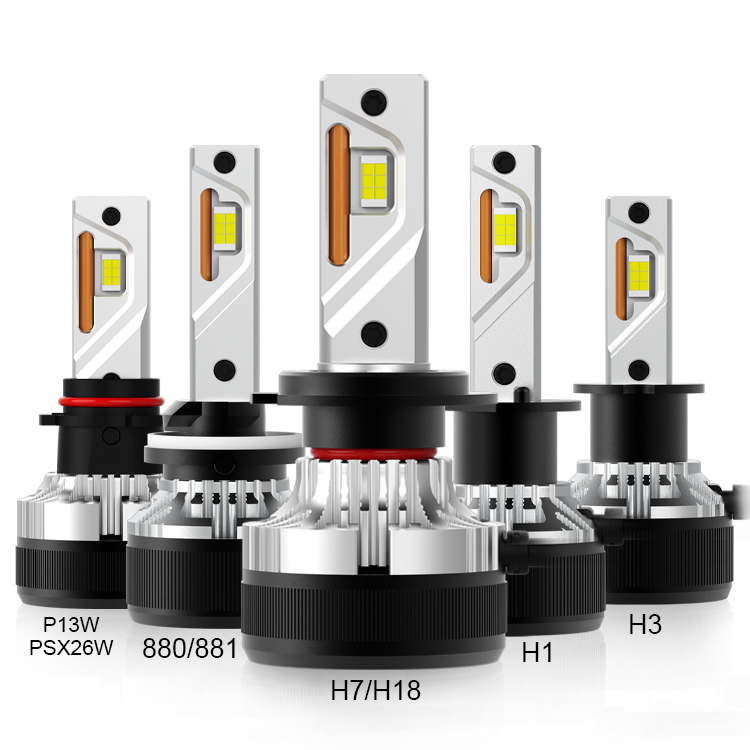High power H8 55w 12000 Lumens Super Bright LED Headlights Conversion Kit 6000K White h8 LED Headlight Bulbs