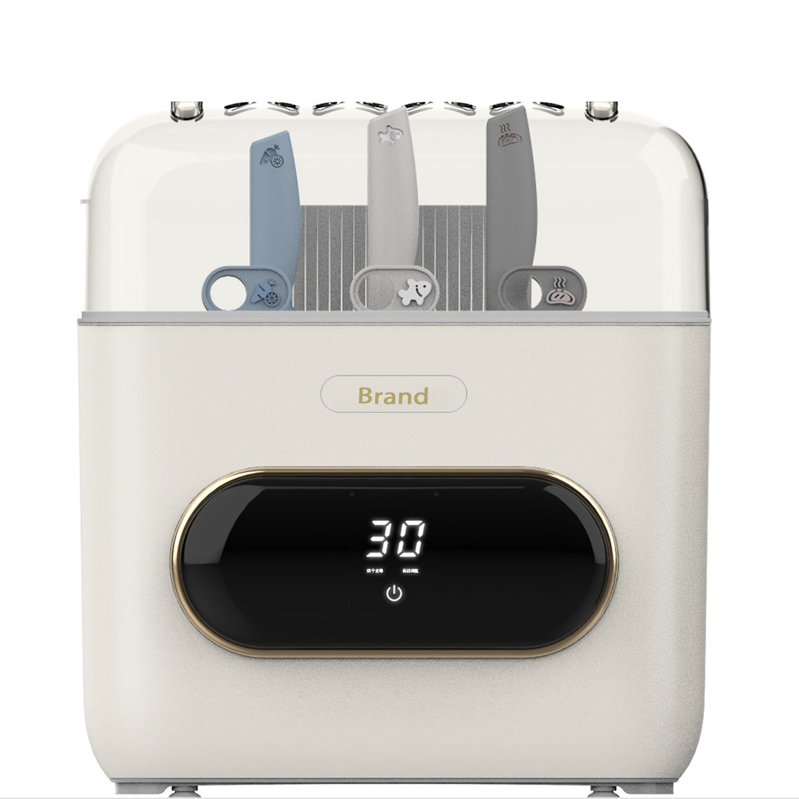smart uv kitchen sterilizer/disinfection knife holder, tableware sterilizer