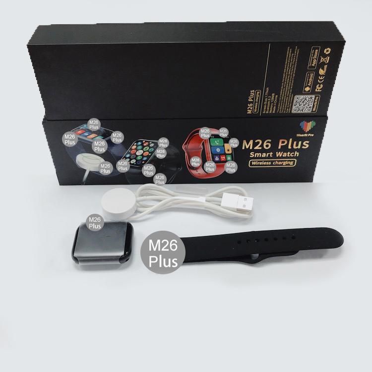Global Version Original Ip67 Support Vibrate Motor Reminder Search Wristband Fitnesss Smart Watch M26 PLUS for mobile