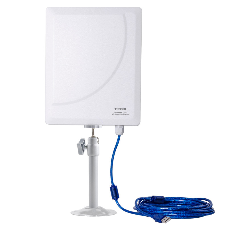 TUOSHI 2.4GHz & 5.8GHz dual band long range 4g wifi network extender wireless signal booster antenna 600mbps repeater