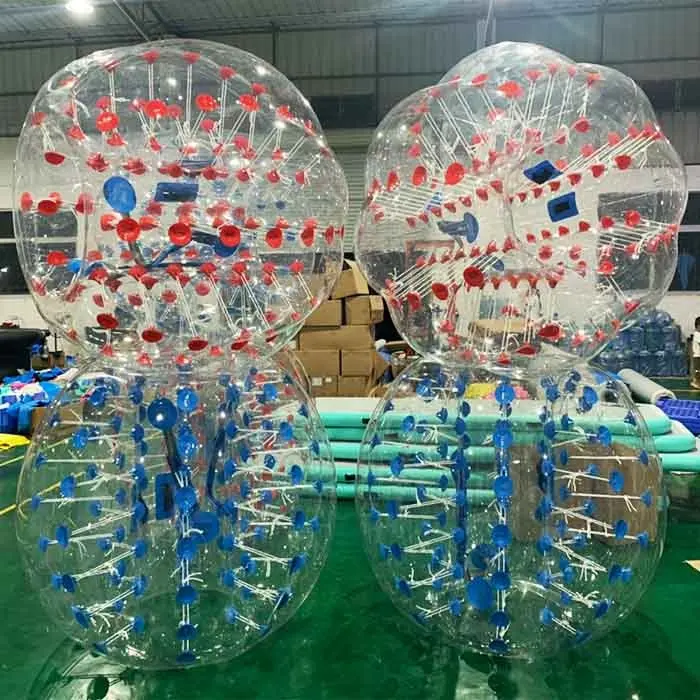 Hot!!! TPU/PVC inflatable soccer ball plastic bubble balls for sale