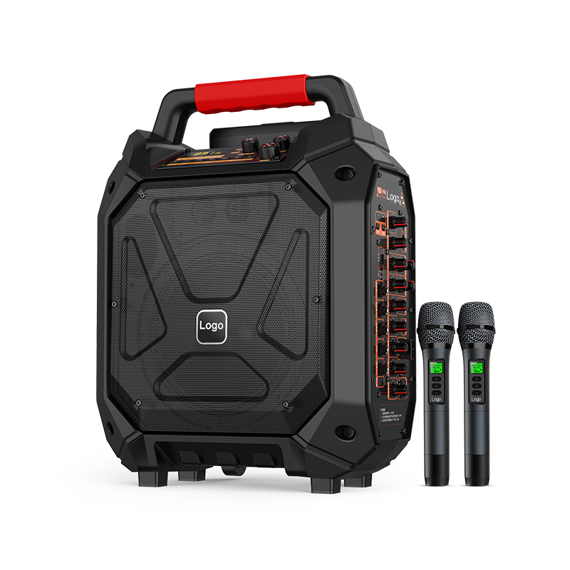 SHIDU K20 большая мощность 120 Вт оригинальный звук UHF высокочастотная беспроводная технология PA караоке Колонка на колесиках уличный динамик