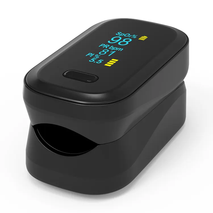 Boxym Ce ISO in stock PI oxymeter Portable Oled jumper Fingertip Pulse Oximeter monitor Adult