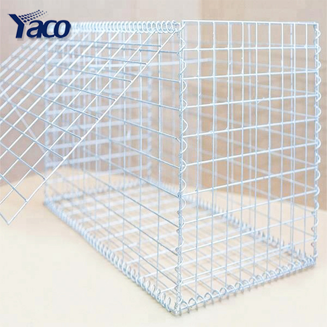 Евро 2x1x1GAW оцинкованной сварной провода коробки gabion сетки Подпорная стенка берег реки/США 2x1x0,5 м габионовая корзинка каменные клетки пейзаж