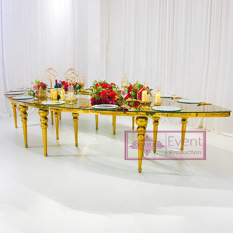 Different colors top wedding modern dining tables for sale