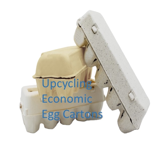Egg carton Eco-Friendly Non-Plastic Biodegradable Seaweed Extract 10 Holes Upcycling Hardness Egg packaging Made in Korea