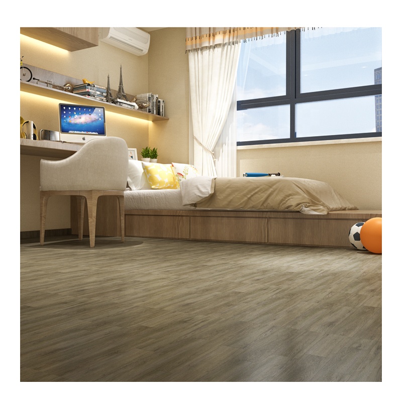 Wpc wood plastic material flooring tile/pvc plancha con veteados de madera