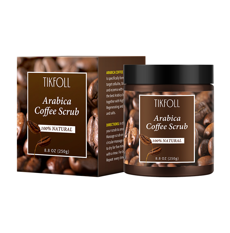 Dropshipping Private Label Deep Cleansing Exfoliating 100% Natural Organic Vegan Vietnam Coffee Body Scrub