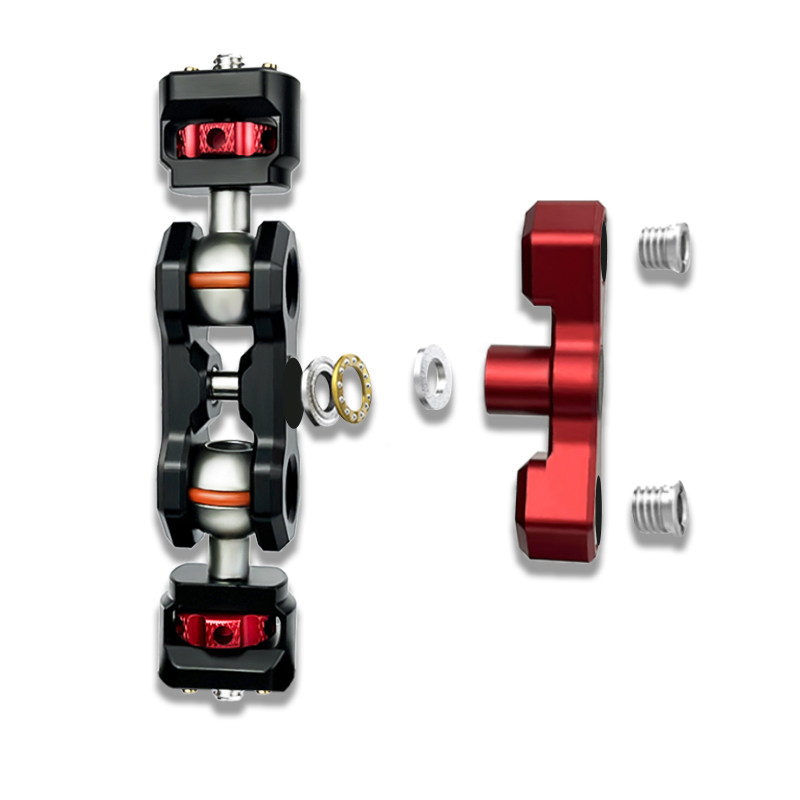 YuanYu Magic Arm с двумя шариковыми головками Arri, фиксирующие штифты и винты 1/4