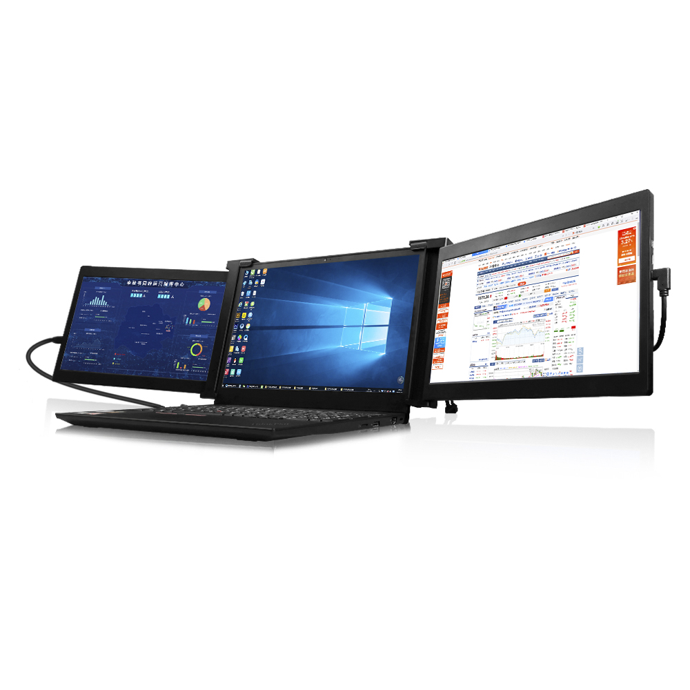 OEM USB C 1080P IPS HDR 11,6 дюймов портативный удлинитель tri-screen для ноутбука