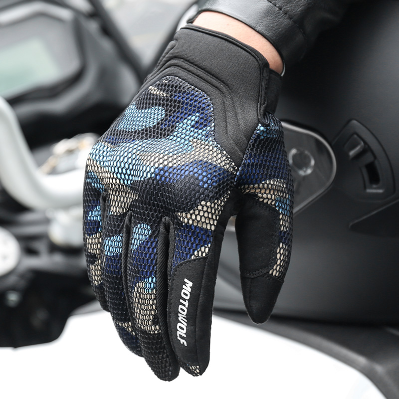 MOTOWOLF пользовательские дышащие нескользящие спортивные перчатки для мотогонок перчатки для мотокросса для вождения