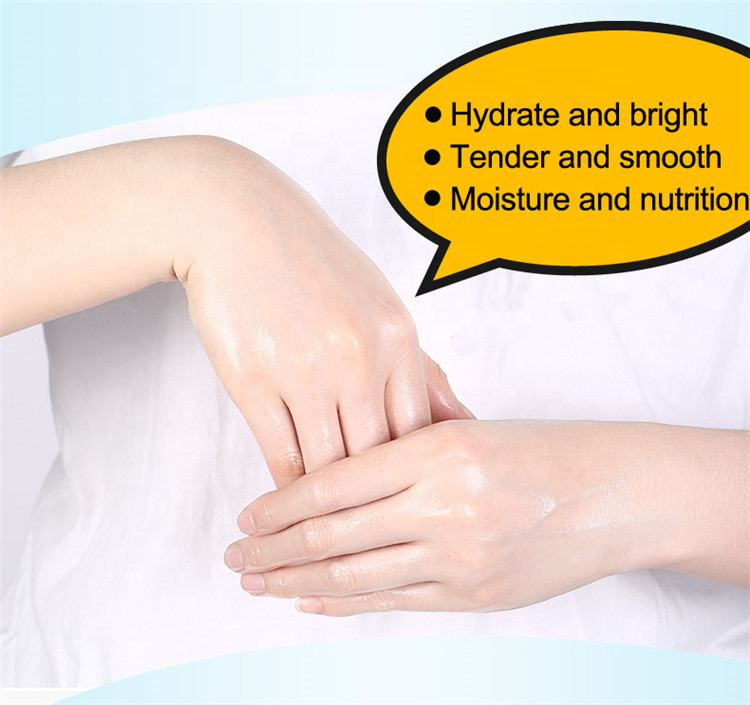 Private Label Niacinamide Goat Milk Hand Mask Best Skincare Moisturizing Whitening Exfoliating Hand Repairing Mask