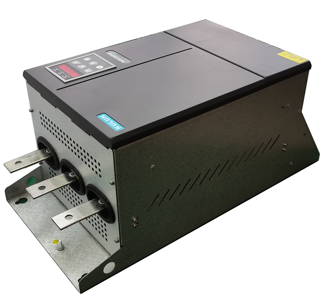 AC motor soft starter compressor control system