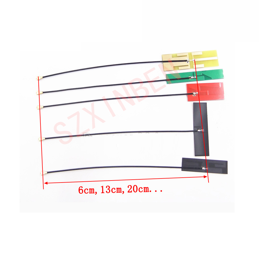 2.4G 5g 5.8G dual band antenna with built-in FPC soft board WiFi Blue-tooth PCB patch IPEX welding antenna