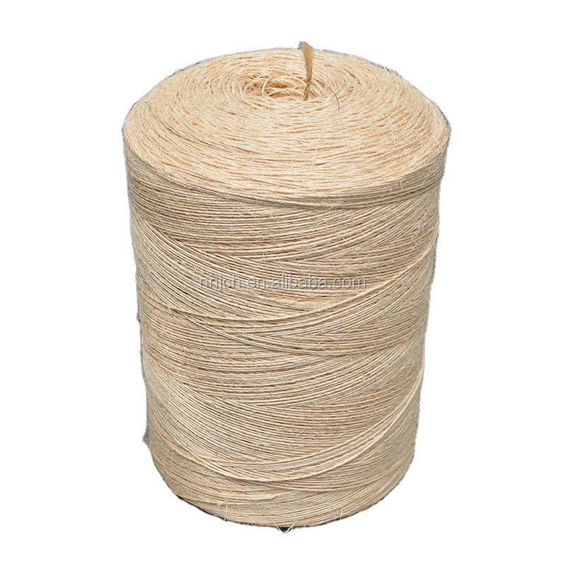 900m/kg Sisal Yarn Unoiled and Clipped S-twist for Ropes Making & Knitting