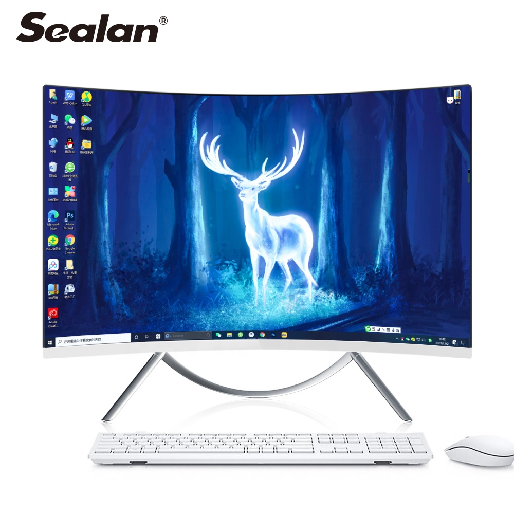 Sealan 27 ''curve i7-4700 8 ГБ 480 ГБ 1060-6G GTX1650 gamer PS CAD специальная высокопроизводительная wifi акустическая камера aio pc компьютер