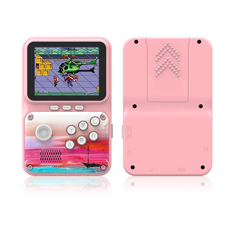 JP09 3Inch Retro Video Game Console handheld game player SUP 500 in 1 Cheap Game Consoles TV Connection