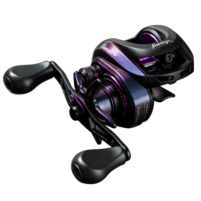 Baitcasting Reel Hot Sale Chamelon Magnetic 19+1BB 8.0:1 Pesca Reel Fishing Baitcasting Fishing Reel