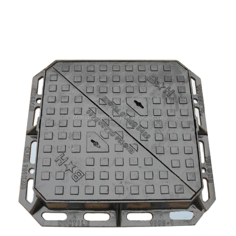 Casting ductile iron cast iron en124 manhole covers cast iron sidewalk drain grating
